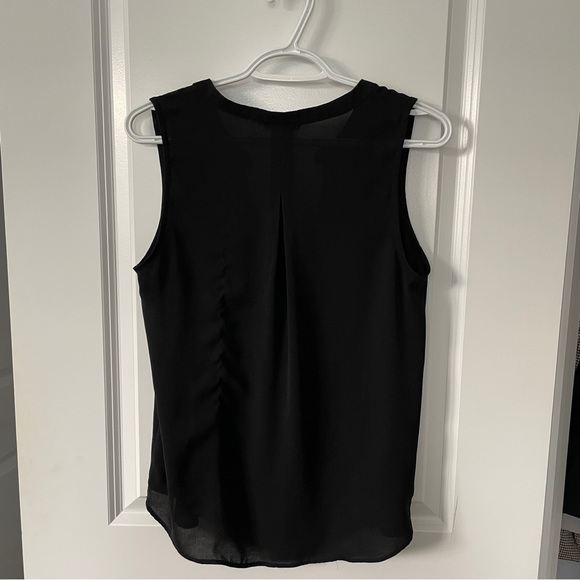 DYNAMITE - Small Black Frill Neckline Blouse - Picture 4 of 4